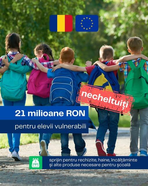 Verificați cardurile! Banii pentru elevi se pierd dacă nu sunt cheltuiți până pe 31 octombrie