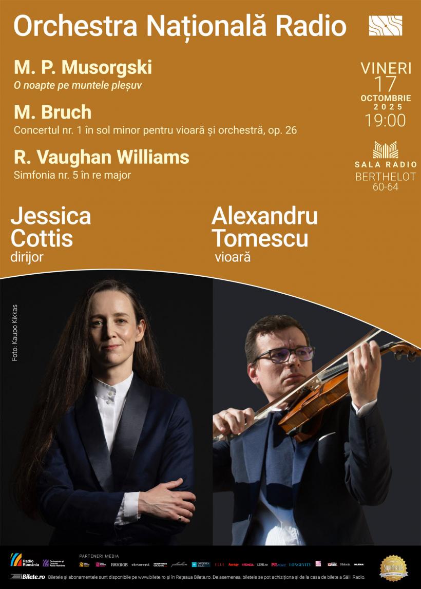 Alexandru Tomescu cântă Bruch la Sala Radio pe 17 octombrie 18976181