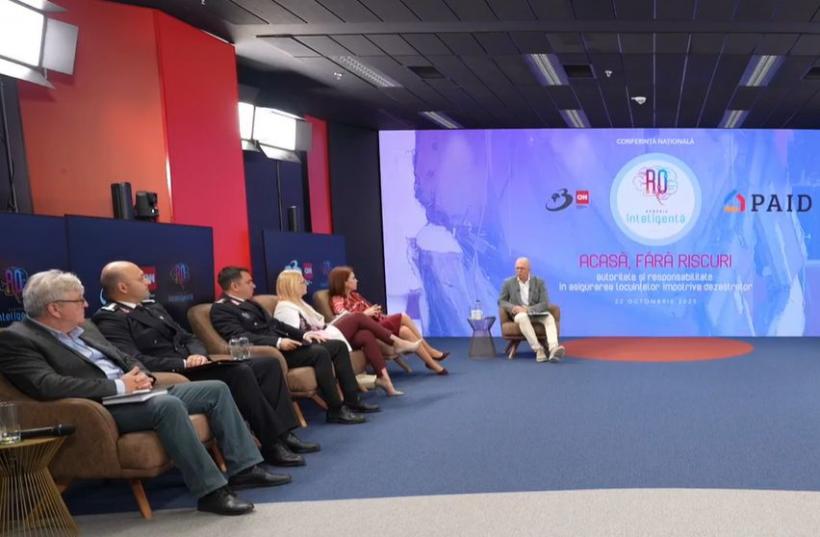 Urmăriți Conferința România Inteligentă: „Acasă, fără riscuri - Autoritate și responsabilitate în asigurarea locuințelor împotriva dezastrelor”