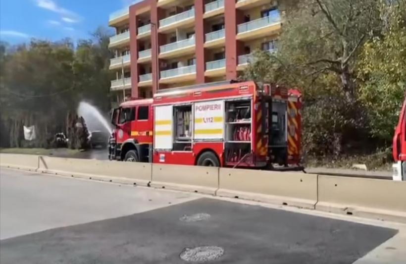 Incendiu și țeavă de gaze fisurată în Voluntari. Zeci de persoane au fost evacuate dintr-un hotel