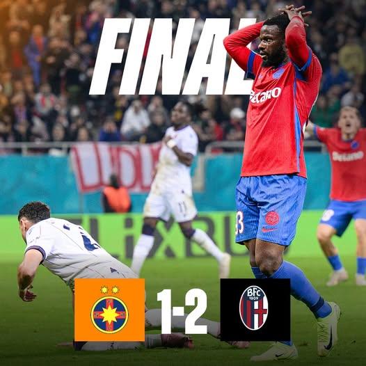 Europa League: FCSB a pierdut cu 1-2 cu Bologna 