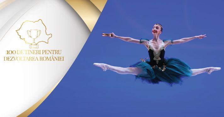 Olimpia Cărăuleanu, balerina care a cucerit America: singura româncă medaliată la YAGP Tampa, în campania „100 de tineri pentru dezvoltarea României”