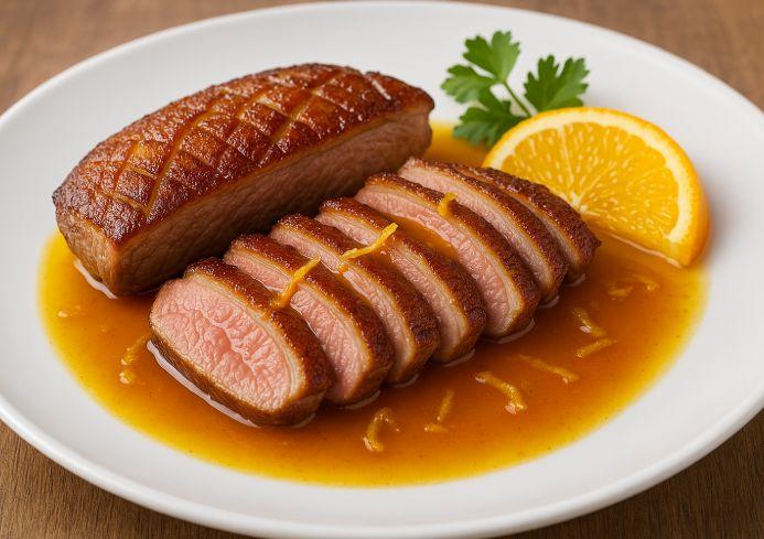 Piept de rață cu sos de portocale – eleganță și echilibru într-o farfurie rafinată