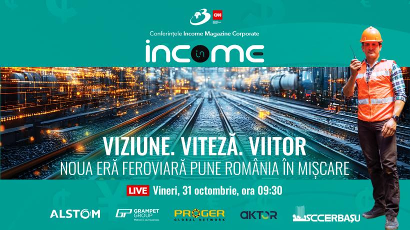 Conferința Națională Income Magazine Corporate „Viziune. Viteză. Viitor. Noua eră feroviară pune România în mișcare”  18978665