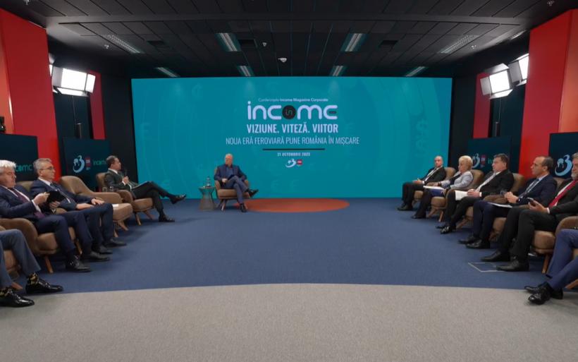 Conferința Națională Income Magazine Corporate „Viziune. Viteză. Viitor. Noua eră feroviară pune România în mișcare” 