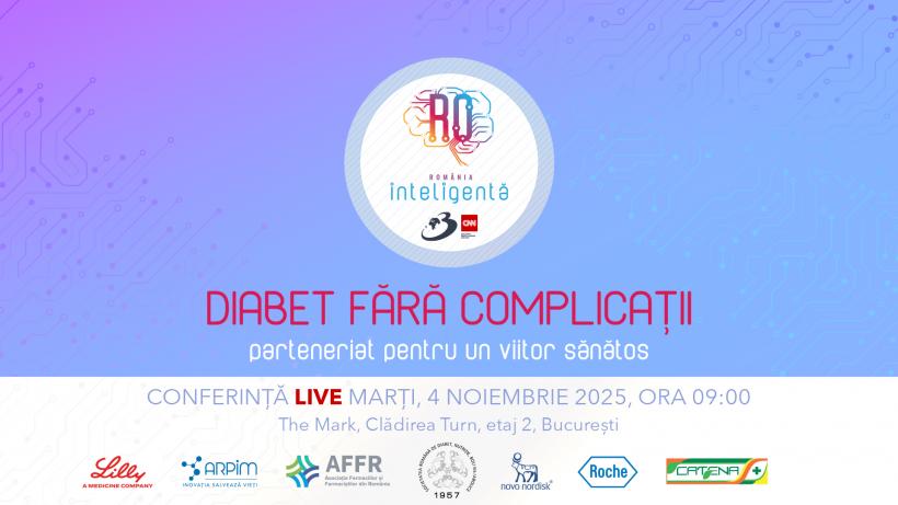 LIVE: „Diabet fără complicații”: România Inteligentă aduce împreună experți, medici și autorități pentru un viitor mai sănătos 18978781