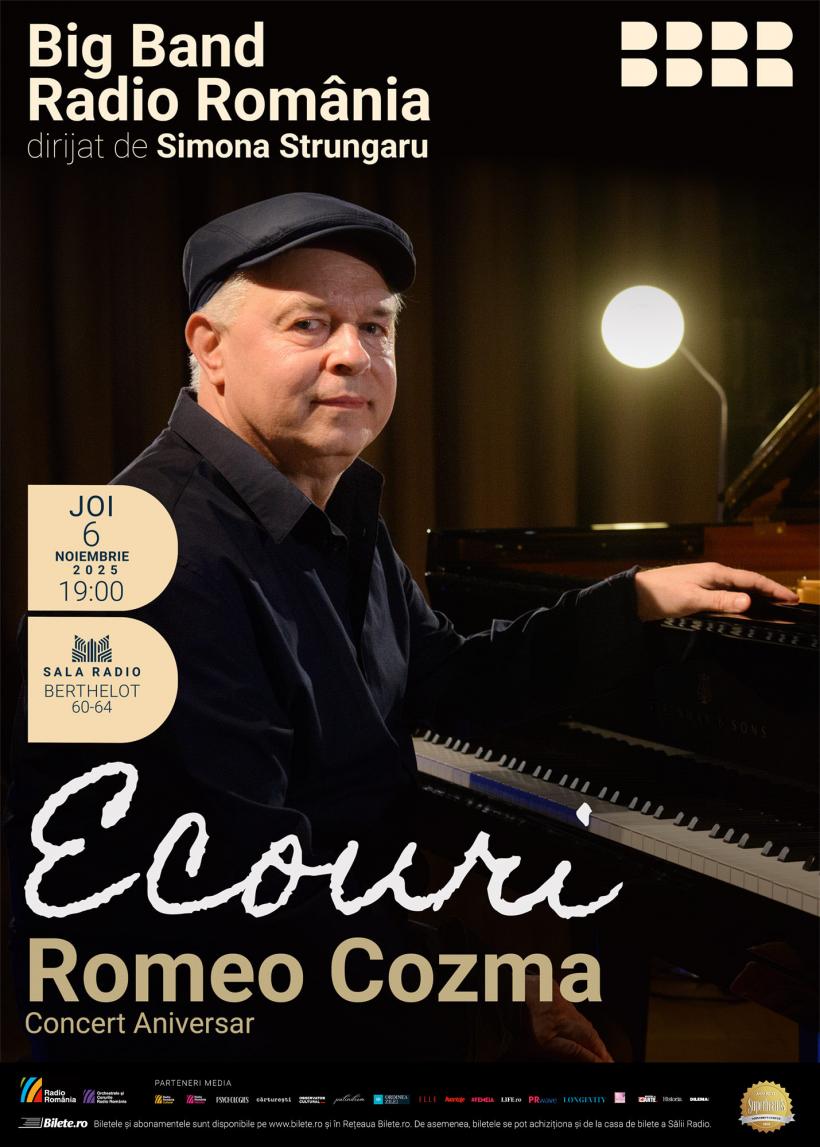 „Ecouri”: concert de jazz dedicat compozitorului și pianistului Romeo Cozma 18978616