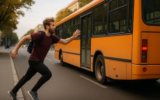 Lege bizară în Slovacia: mai pot pietonii să alerge după autobuz?