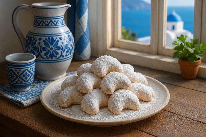 Călătoria biscuiților Kourabiedes, desertul preferat al grecilor