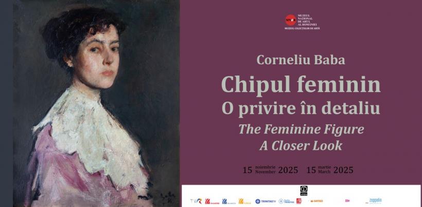 Expoziția Corneliu Baba. Chipul feminin. O privire în detaliu
