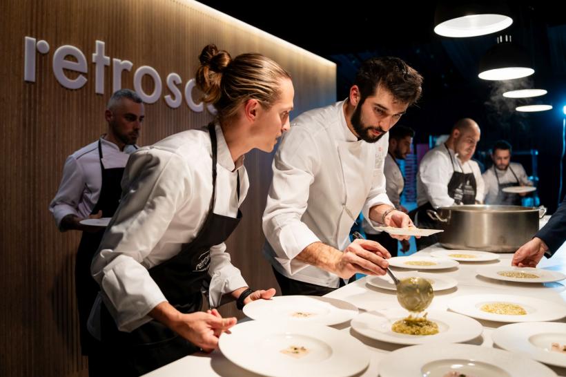 Spectacol culinar impresionant: Chef Richard Abou Zaki a deschis  pop-up-ul Retroscena cu o seară memorabilă la Domeniul Știrbey