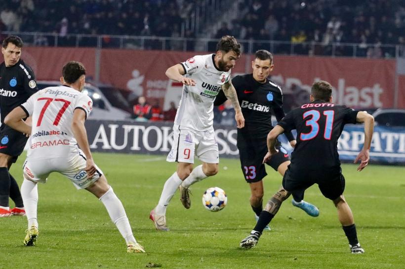 FCSB, spectacol și dramă la Sibiu! Campioana, condusă și salvată în prelungiri: 3-3 cu Hermannstadt după un meci nebun