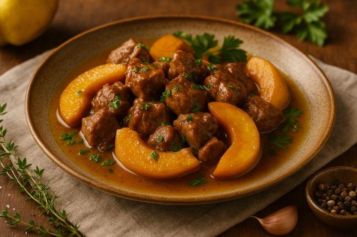 Rețete de toamnă: pui, porc și rață cu gutui caramelizate