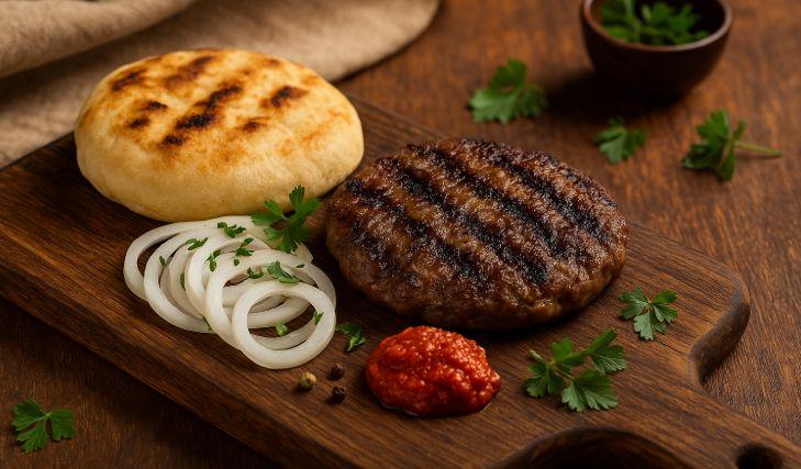 Pljeskavica, chifteaua uriașă a Balcanilor. Cum să o faci acasă, ca la sârbi