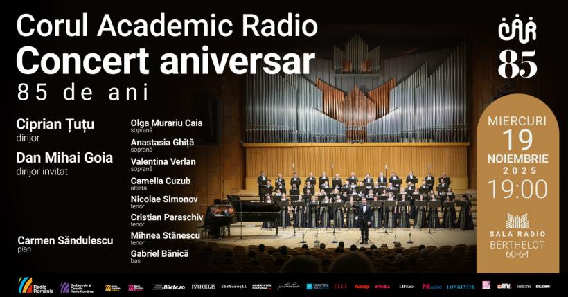 Corul Academic Radio aniversează 85 de ani: concert și sesiune de autografe