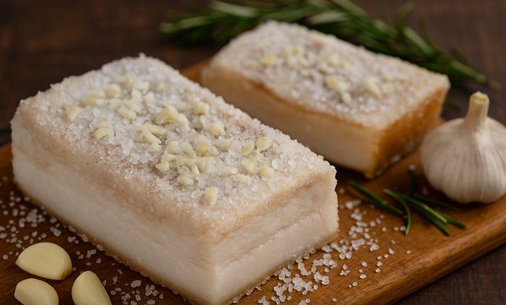 Slănina cu usturoi care se topește în gură: rețeta românească veche de 100 de ani