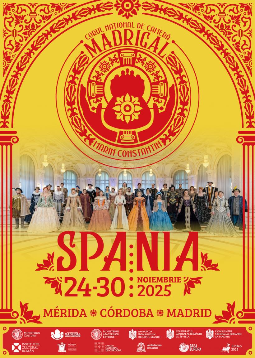 Turneu extraordinar al Corului Madrigal în Spania, la invitația Institutului Cultural Român