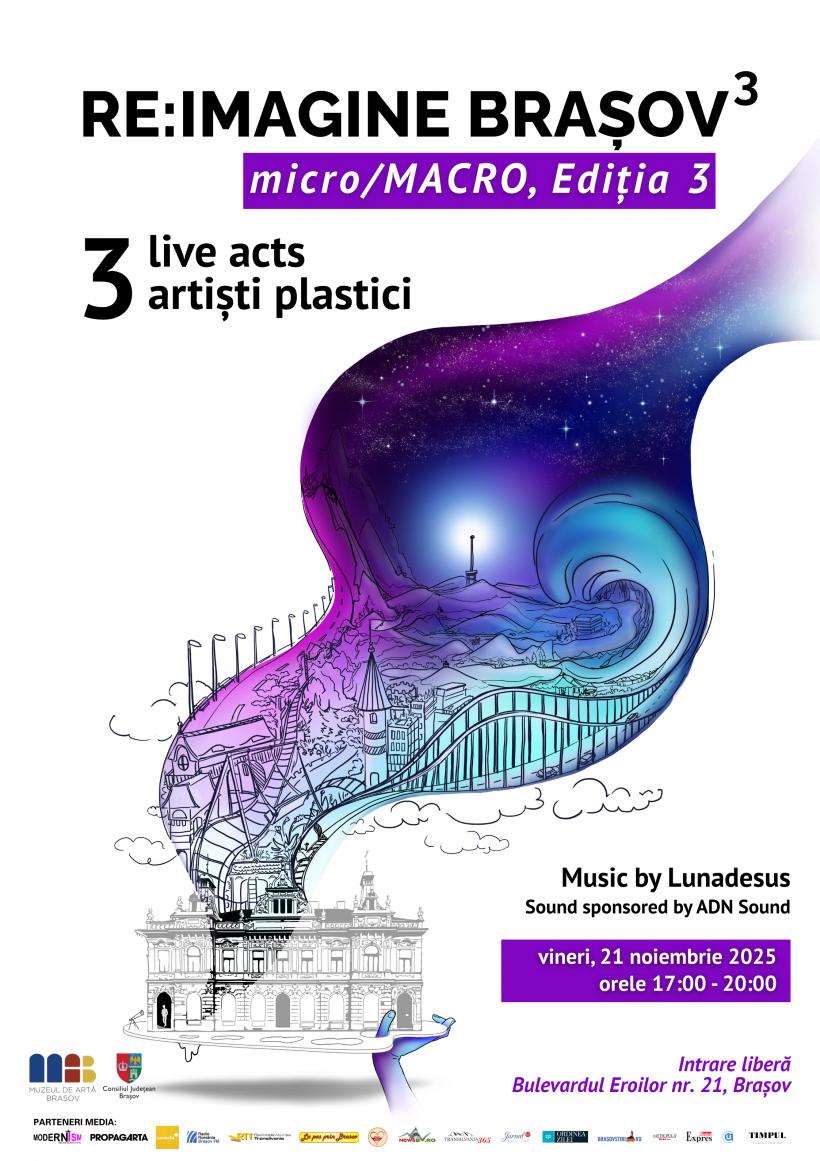 Artiștii își reimaginează Brașovul în ultimul eveniment „Re:Imagine Brașov” al anului