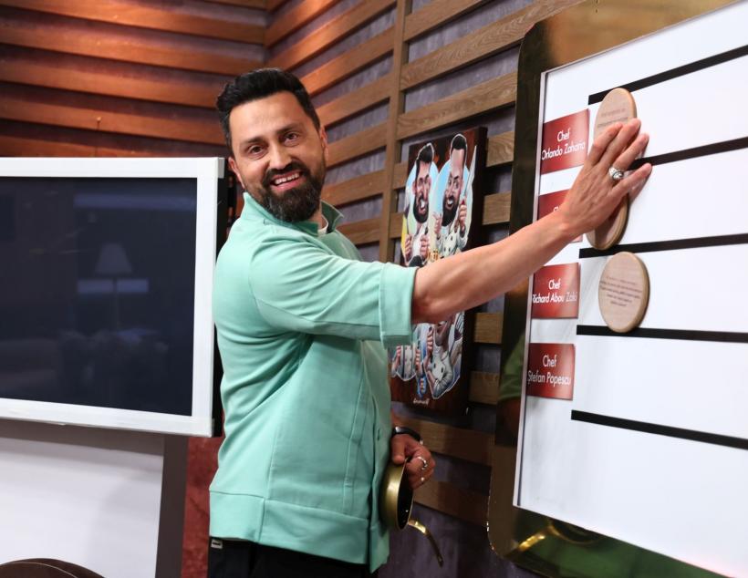 Chefi la cuțite, lider de audiență cu ediția de ieri. Chef Richard Abou Zaki i-a dat aseară cuțitul de aur lui Luca Zvaleni 18981918