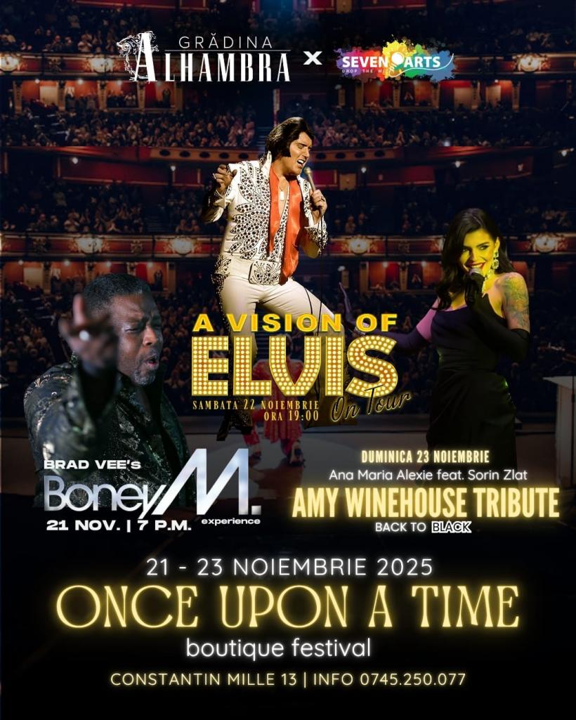 „Once upon a time” | Festival Boutique cu interpreți tribut de excepție la Grădina Alhambra între 21 şi 23 noiembrie 18981806