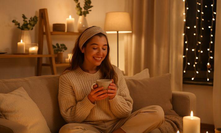 Home bliss: Transformă-ți casa într-un sanctuar Hygge cu bani puțini. Lumânări, pături și atmosferă de vis