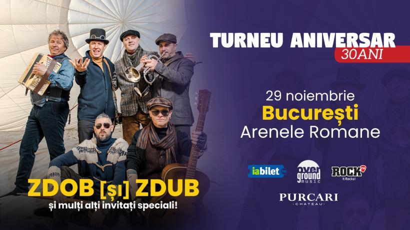 Zdob și Zdub aniversează 30 de ani de muzică printr-un concert special la Arenele Romane 18981804