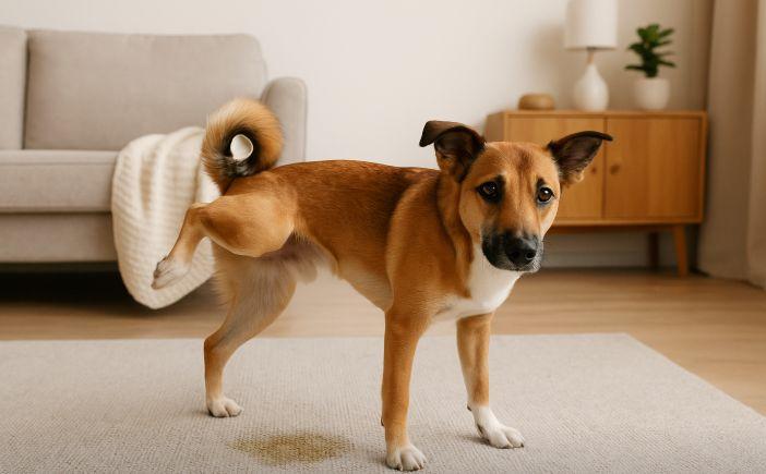 Câinele urinează peste tot prin casă? Iată ce înseamnă și cum să gestionezi situația corect