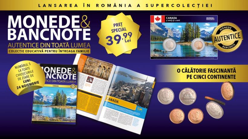 Canada și monedele autentice din inima Americii de Nord