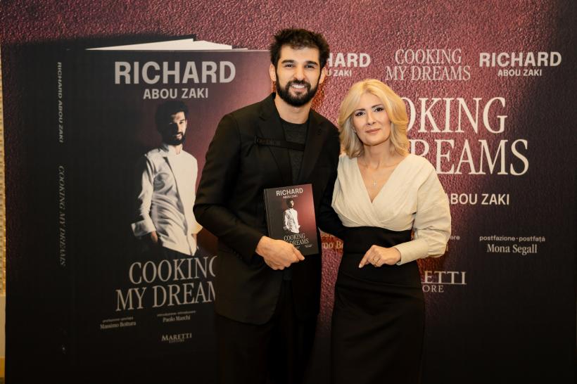 Chef Richard Abou Zaki a lansat cartea Cooking my dreams, dedicată parcursului său în lumea artei culinare: „Mi-am deschis sufletul cu multă emoție în aceste pagini”