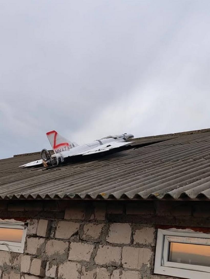 O dronă a căzut peste o casă în Republica Moldova