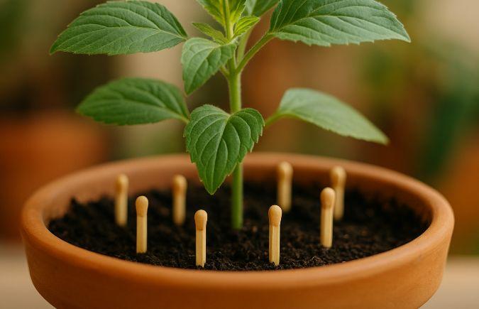 Bețele de chibrit în ghiveci: truc genial sau mit? Adevărul pe care grădinarii trebuie să-l știe