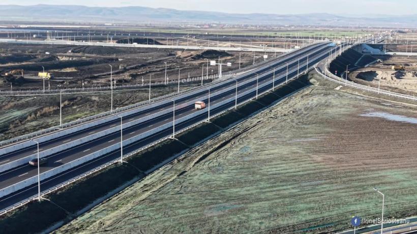 Autostrada Moldovei: Imagini spectaculoase din dronă cu noul tronson 18983043