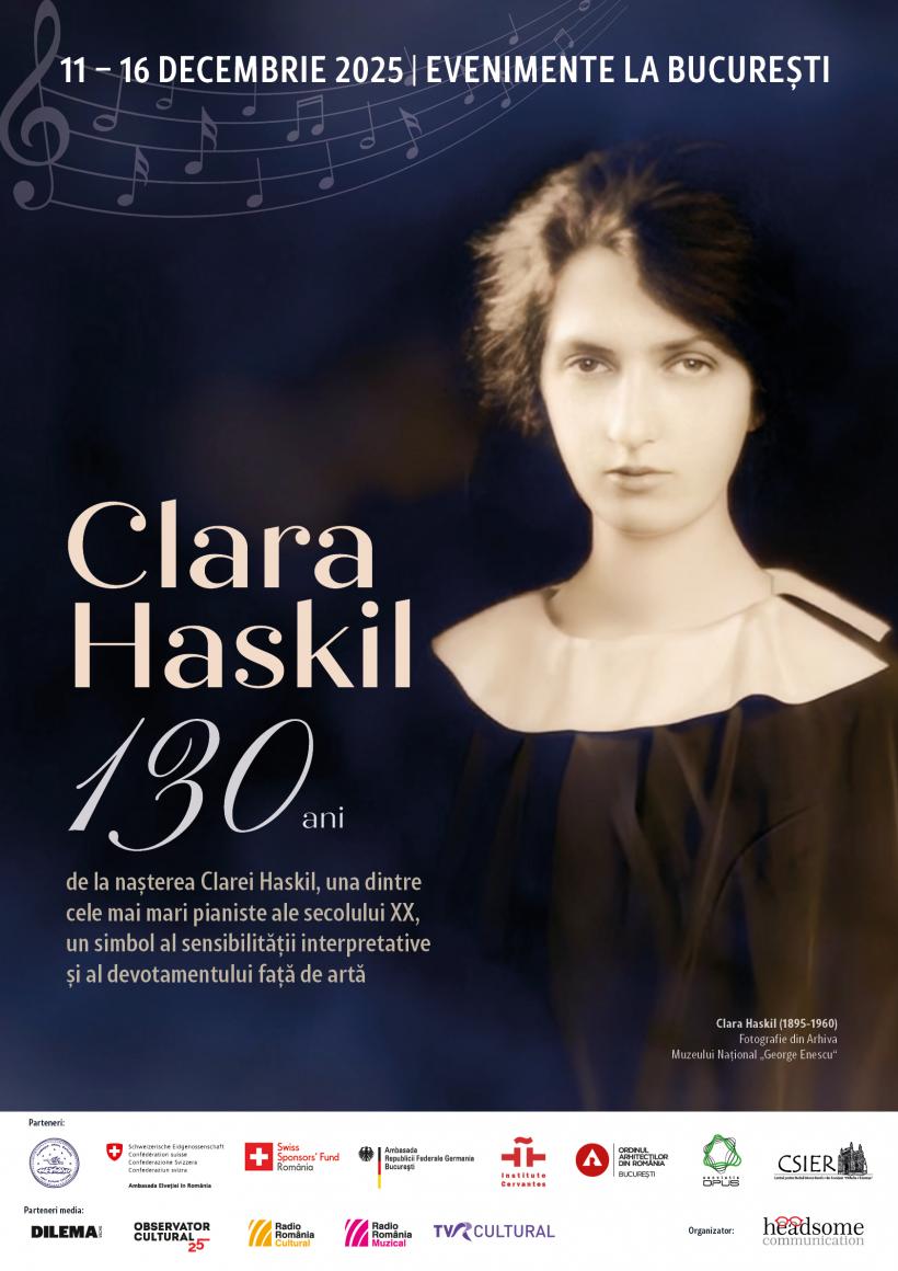 130 de ani de la nașterea Clarei Haskil – celebrarea unei legende a pianisticii internaționale la București