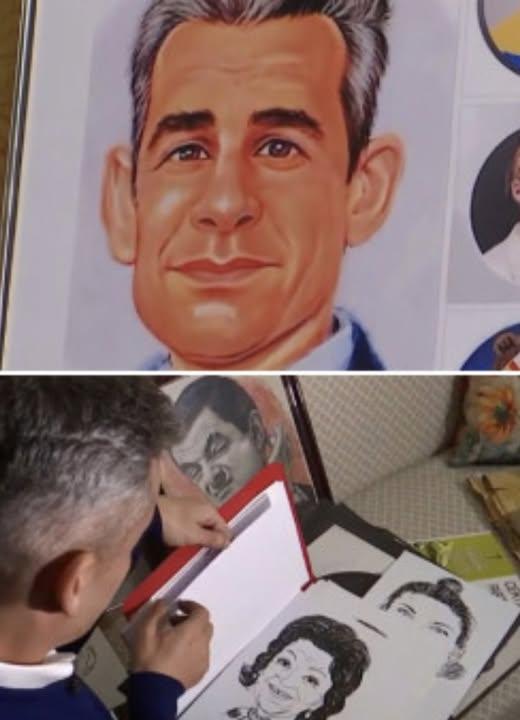 Artistul care a bătut recordul mondial la caricaturi. A făcut peste 200 de caricaturi în şase ore