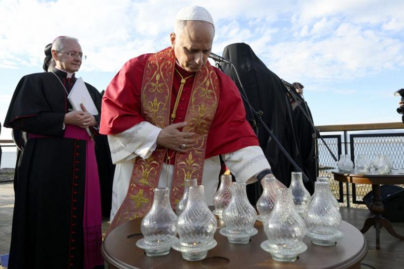 Papa Leon, vizită istorică la Moscheea Albastră din Istanbul 18983289