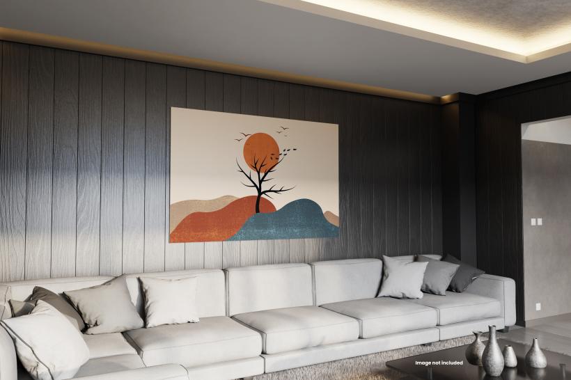 Cum transformă un tablou canvas aspectul unui living modern