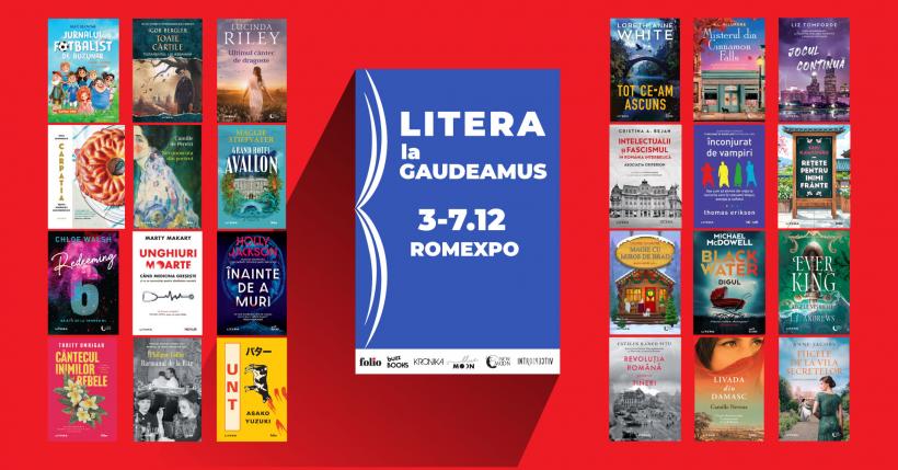 Litera la Gaudeamus 2025 (3 – 7 decembrie 2025, Romexpo, Pavilion B2)