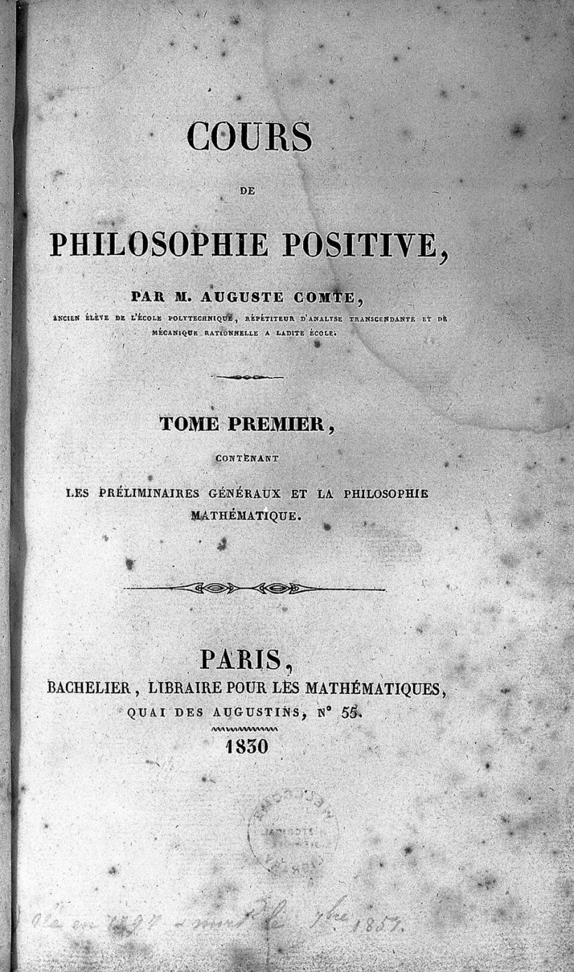 Auguste Comte, filosoful care ne-a învățat să gândim „pozitiv” 18984518