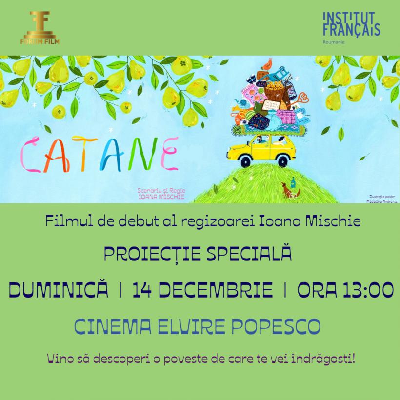 „CATANE”, filmul Ioanei Mischie, cu Costel Cașcaval, Iulia Lumânare și Cristian Bota în rolurile principale, va avea trei proiecții speciale în prezența echipei în București (8 – 14 decembrie) 18984636