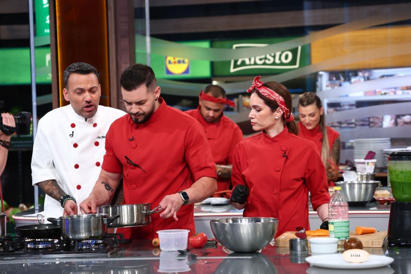 Echipa albastră a lui Chef Orlando a câștigat primul battle al sezonului 16 Chefi la cuțite. Diseară, Chef Richard aruncă în luptă prima amuletă 18984627