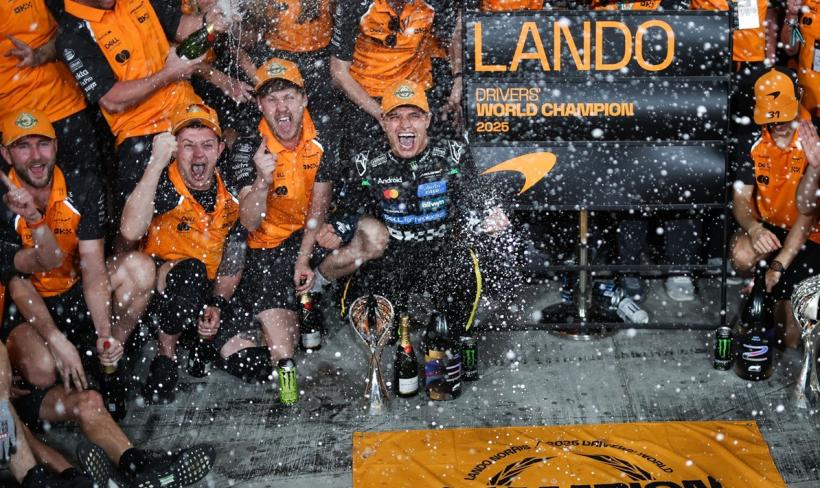 Lando Norris a scris istorie la McLaren, după ce a devenit campion mondial. Marele Premiu din Abu Dhabi, transmis live de Antena 1 şi AntenaPLAY, lider de audiență