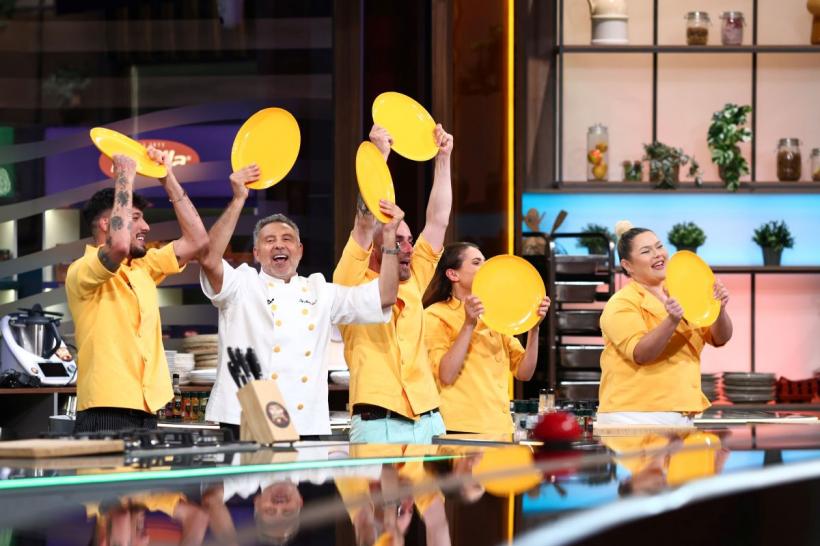 Victorie pentru echipa galbenă a lui Chef Sautner ieri, la Chefi la cuțite. Chef Richard deschide diseară ostilitățile cu o amuletă grea: ”Vreau să-mi iau revanșa!”