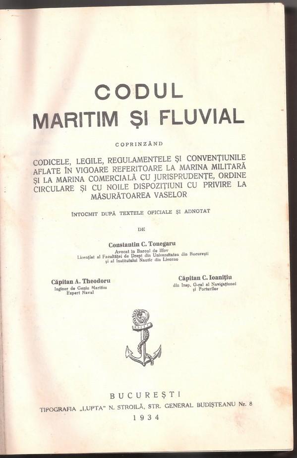 Constantin C. Tonegaru, căpitanul literaturii noastre marinărești 18985017