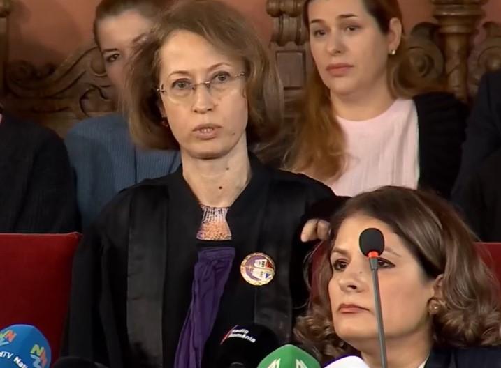 Primul mesaj al judecătoarei care a înfruntat conducerea Curţii de Apel Bucureşti