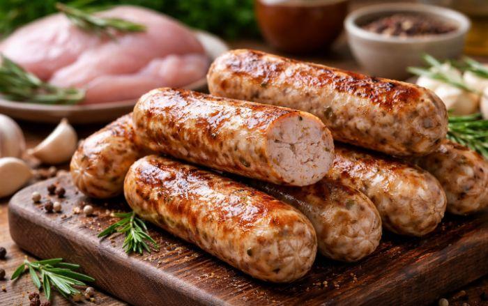 Cârnați de curcan făcuți acasă: mai puține grăsimi, mai mult gust