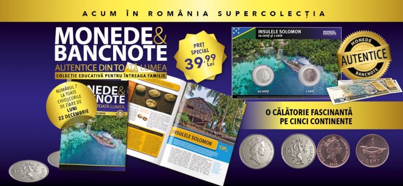 Descoperă Insulele Solomon în numărul 7 din colecția  „Monede și bancnote autentice din toată lumea”
