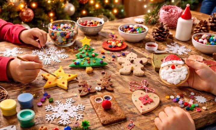 Ornamente de brad hand-made, făcute cu cei mici: idei simple și distractive de Crăciun