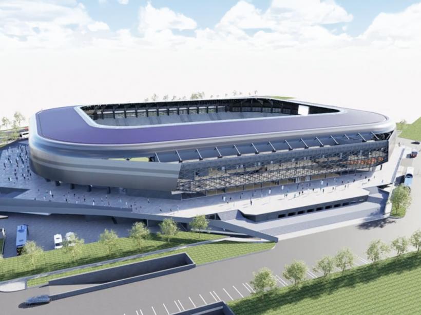 Începe construcția stadionului "Nicolae Dobrin" din Pitești