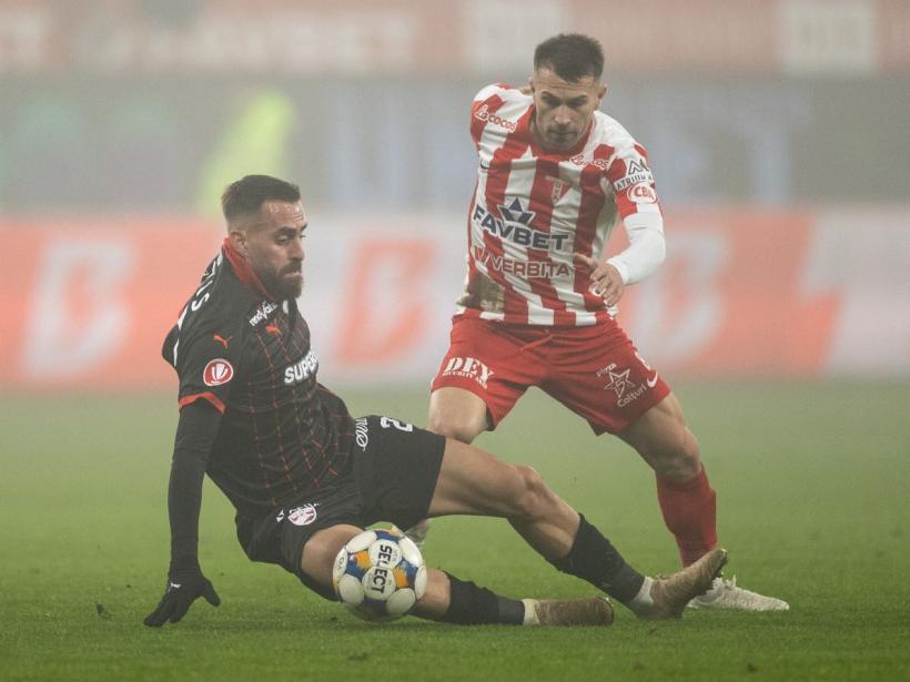 Superliga de fotbal. Dinamo a pierdut la Arad și a ratat oportunitatea de a urca pe primul loc