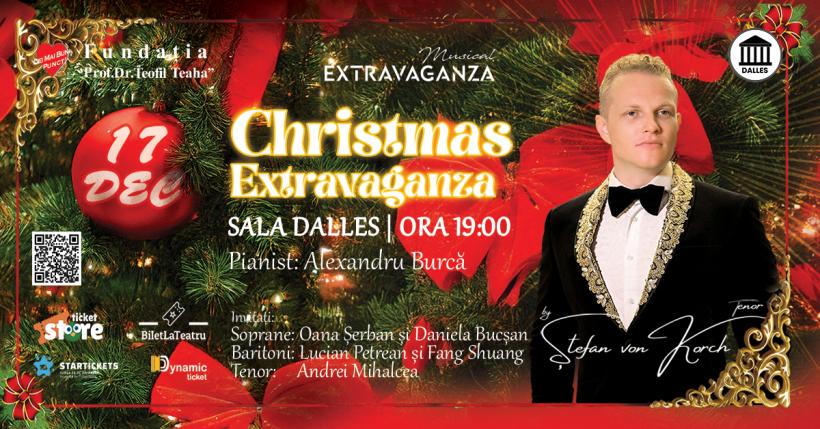 VIDEO PREVIEW: “Clopote Cântă” colind în primă audiţie cu tenorul ŞTEFAN von KORCH şi soprana DANIELA BUCŞAN în concertul Christmas Extravaganza din 17 decembrie